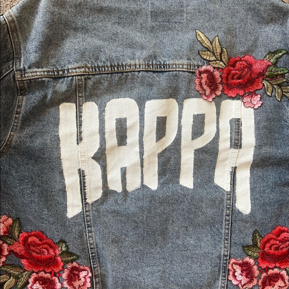 DENIM CO JEAN JACKET KAPPA SIZE 14 - Picture 5 of 5